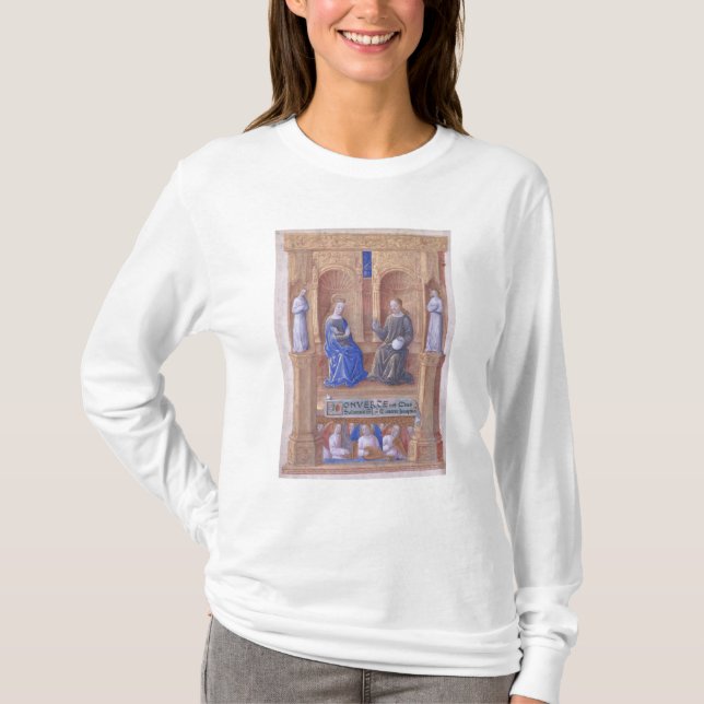 Christ and the Virgin Mary Enthroned T-Shirt (Front)