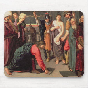 Christ and the Woman Taken in Adultery Mouse Pad