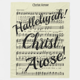 Christ Arose Fleece Blanket