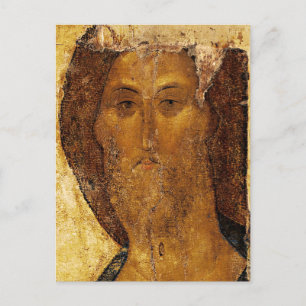 Christ as Saviour by Andrei Rublev Postcard