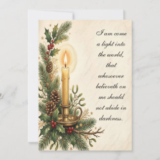 Christ as the Light Christmas Card
