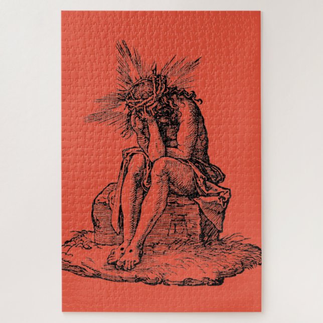 Christ as the Man of Sorrows Fine Art Jigsaw Puzzle (Vertical)