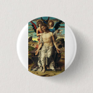Christ as the Redeemer by Andrea Mantegna 3 Cm Round Badge
