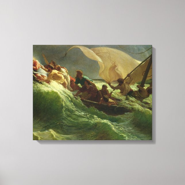 Christ Asleep in his Boat Canvas Print (Front)