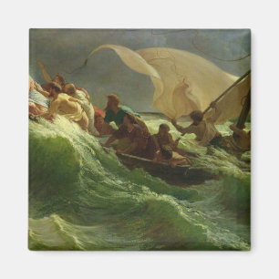 Christ Asleep in his Boat Magnet