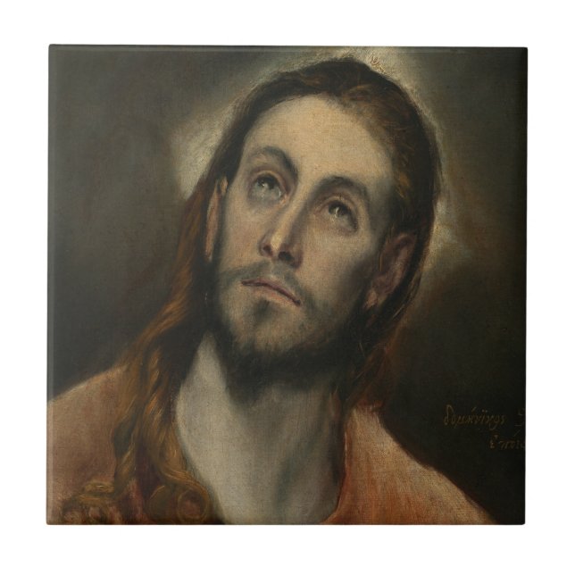 Christ at Prayer, 1585-87 (oil on canvas) Tile (Front)