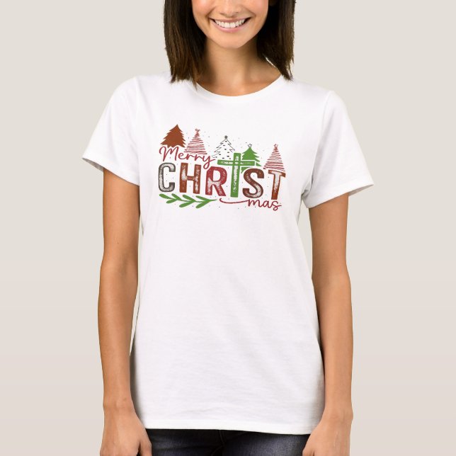 Christ at the Center of Christmas T-Shirt (Front)