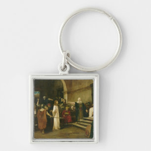Christ Before Pilate, 1880 Key Ring