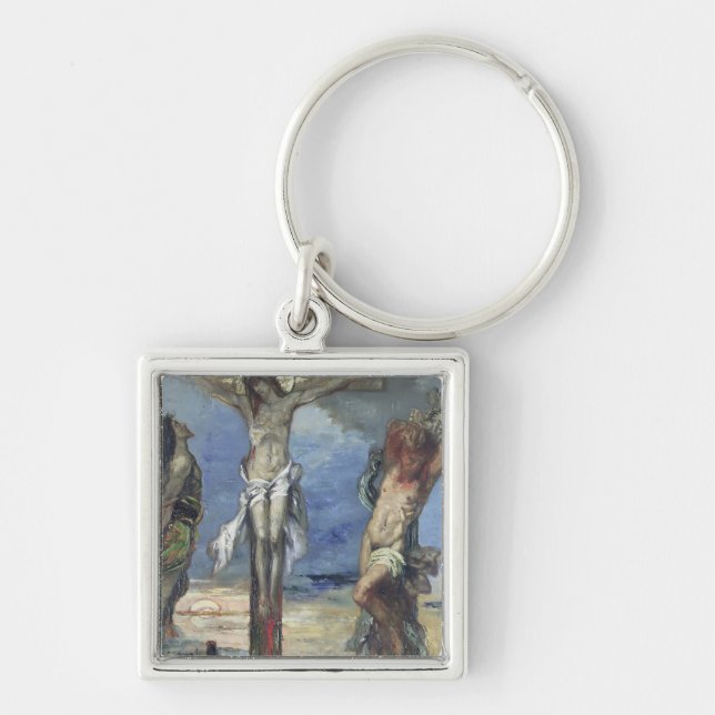 Christ between the Two Thieves, c.1870 Key Ring (Front)