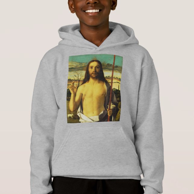 Christ Blessing by Giovanni Bellini   (Front)