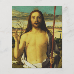 Christ Blessing by Giovanni Bellini   Flyer