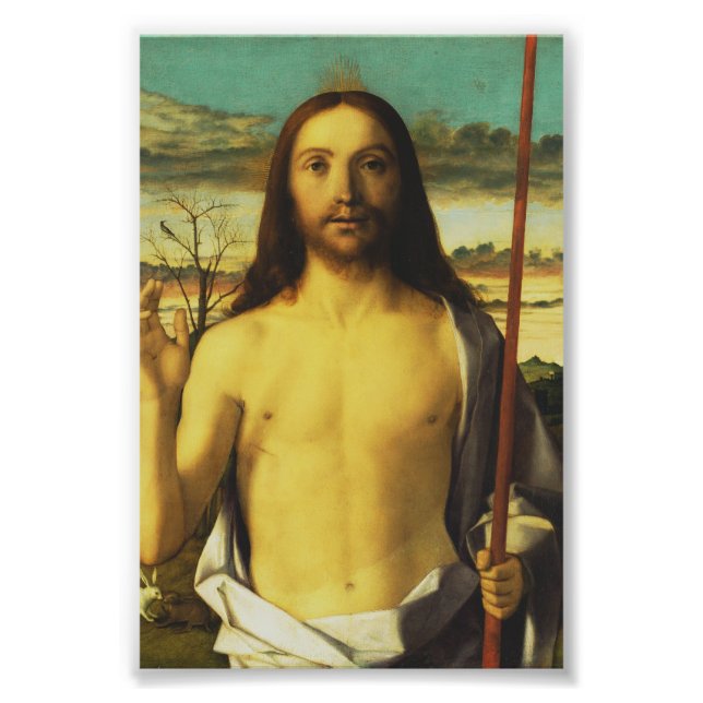 Christ Blessing by Giovanni Bellini   Photo Print (Front)