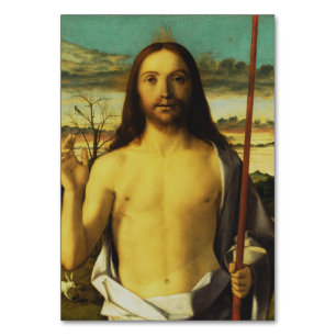 Christ Blessing by Giovanni Bellini Table Number