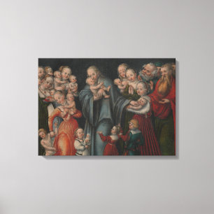 Christ Blessing the Children Canvas Print