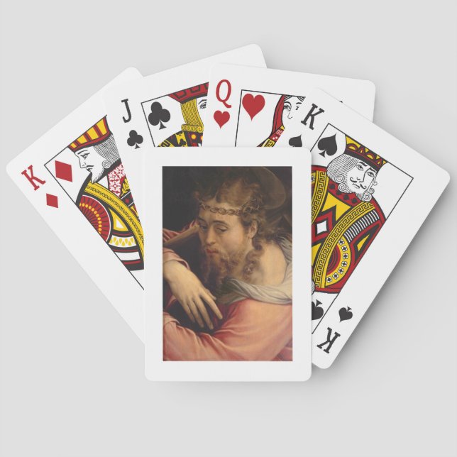 Christ Carrying the Cross, 1540-45 (oil on panel) Playing Cards (Back)
