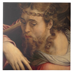 Christ Carrying the Cross, 1540-45 (oil on panel) Tile