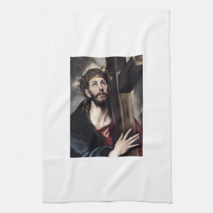Christ_Carrying_the_Cross_1580 Tea Towel