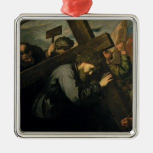 Christ Carrying the Cross, 1635 Metal Tree Decoration