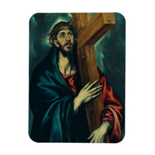 Christ Carrying the Cross by El Greco Magnet