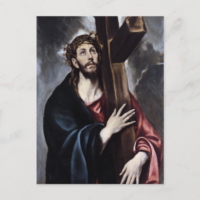 Christ Carrying the Cross by El Greco Postcard (Front)