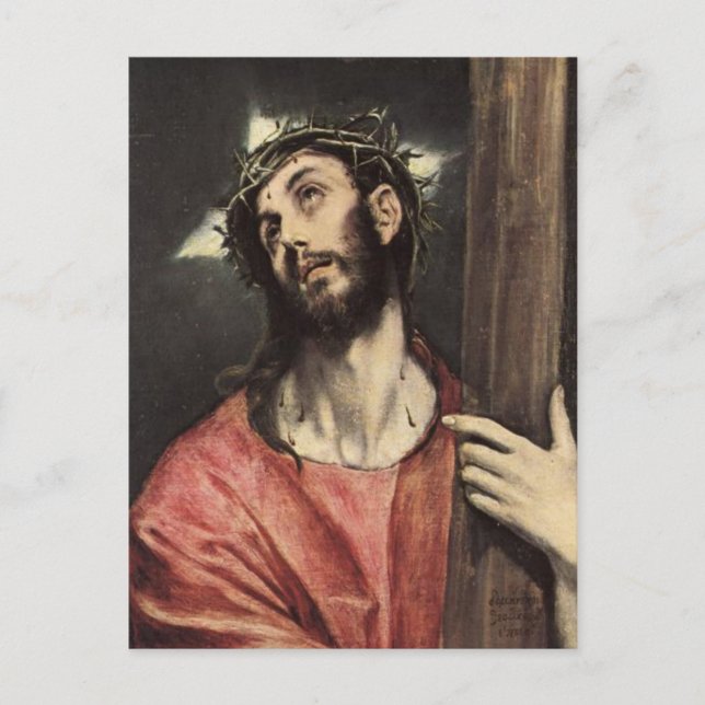 Christ Carrying the Cross by El Greco Postcard (Front)