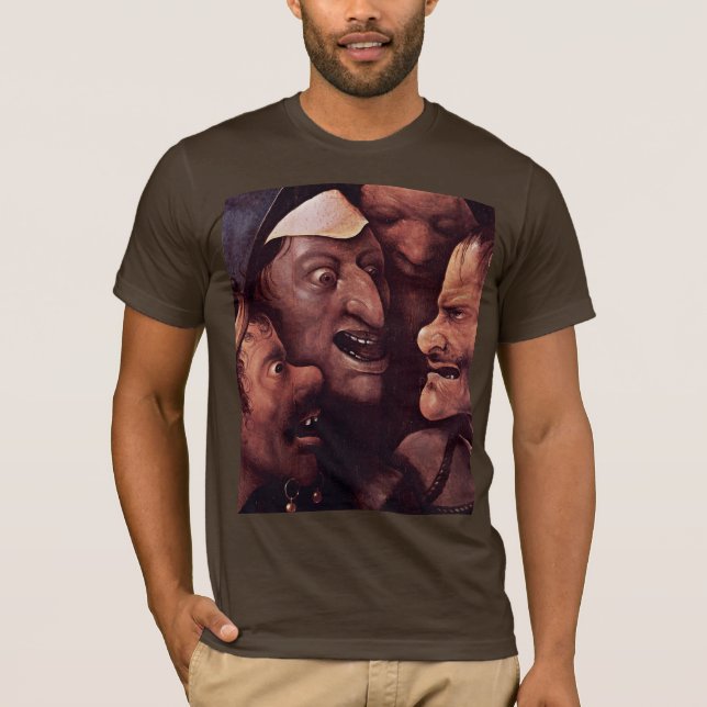 Christ Carrying The Cross.  By Hieronymu Bosch T-Shirt (Front)