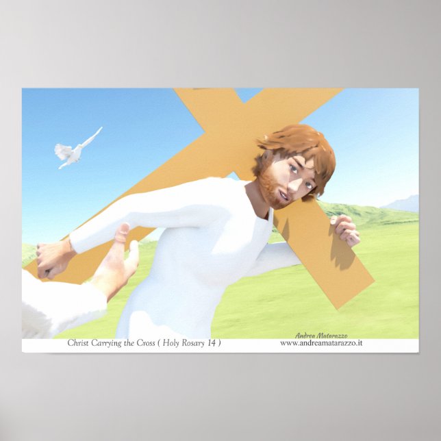 Christ carrying the Cross  Poster (Front)