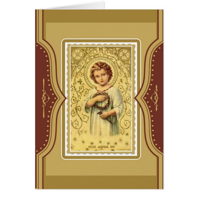 Christ Child Jesus  Mass Offering Memorial (Front)