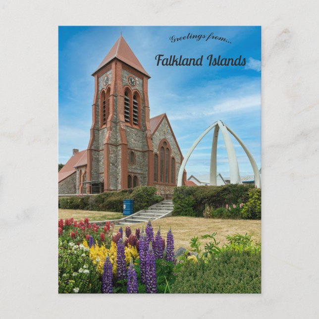 Christ Church Cathedral Stanley Falkland Islands Postcard (Front)