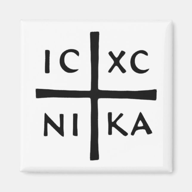 Christ Conquers IC XC NI KA Magnet (Front)
