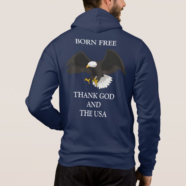 Christ & Country Hoodie (Back)
