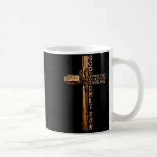 Christ Cross Christian John 3 16 God So Loved The  Coffee Mug