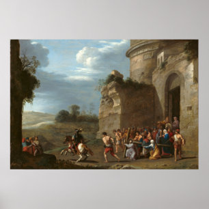 Christ & Cross - van Poelenburch Fine Art Poster