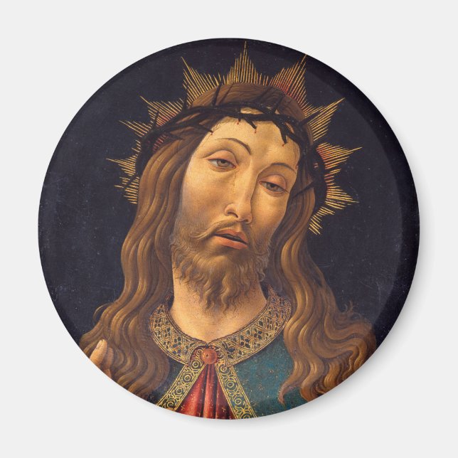 Christ Crowned with Thorns by Sandro Botticelli Magnet (Front)