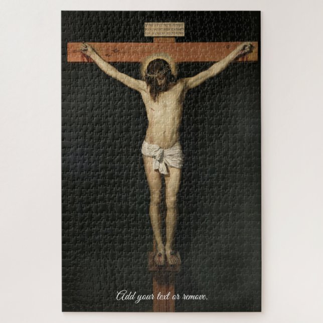 "Christ Crucified" by Diego Valazquez, 1632, Jigsaw Puzzle (Vertical)