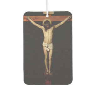 Christ Crucified by Diego Velazquez Car Air Freshener