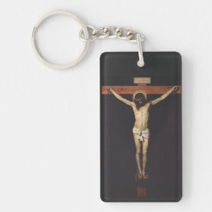 Christ Crucified by Diego Velazquez Key Ring