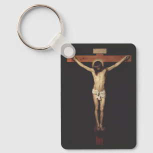 Christ Crucified by Diego Velazquez Key Ring