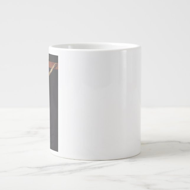 Christ Crucified by Diego Velazquez Large Coffee Mug (Front)