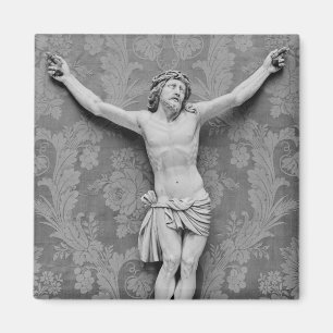 Christ Crucified, by Michelangelo Buonarroti Magnet