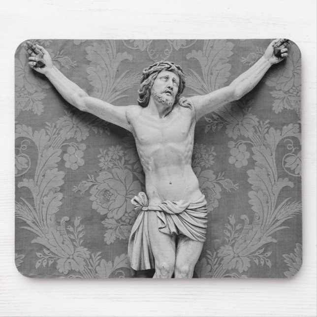 Christ Crucified, by Michelangelo Buonarroti Mouse Pad (Front)