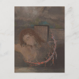 Christ Crucified by Odilon Redon Postcard