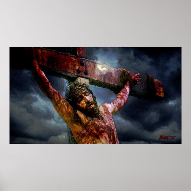 Christ Crucified For YOU!  Poster (Front)