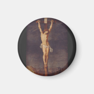 Christ dead on the cross by Peter Paul Rubens Magnet