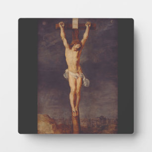 Christ dead on the cross by Peter Paul Rubens  Plaque