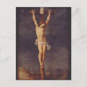 Christ dead on the cross by Peter Paul Rubens Postcard