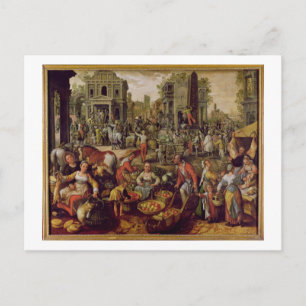 Christ displayed to the people postcard