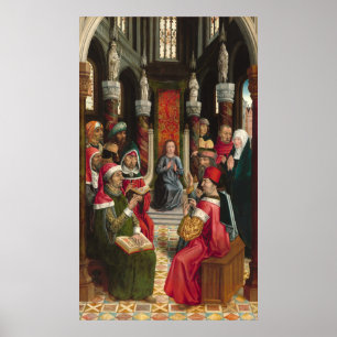 Christ & Doctors - Catholic Kings Fine Art Poster