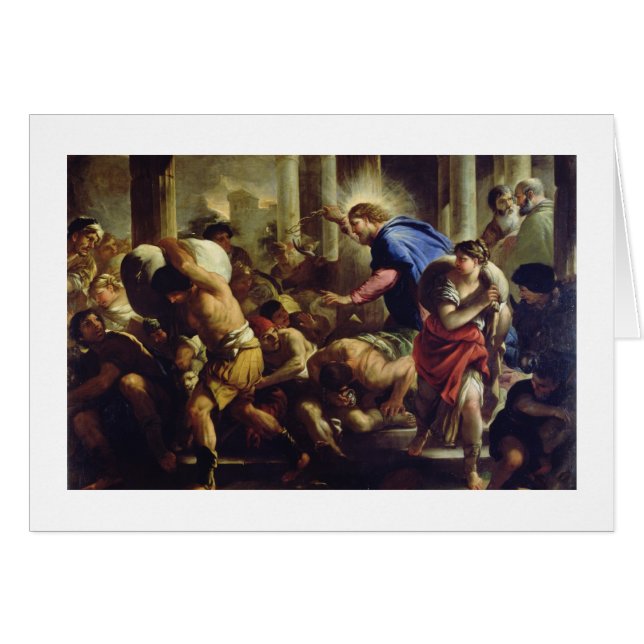 Christ Driving the Merchants from the Temple (Front Horizontal)