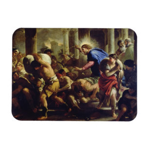Christ Driving the Merchants from the Temple Magnet